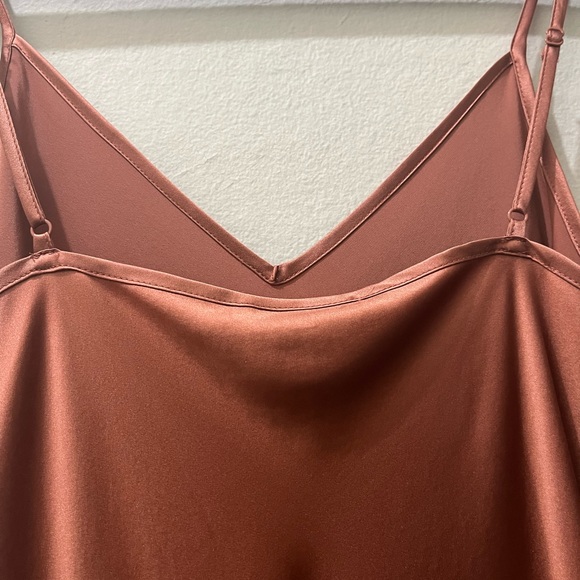 Quince Washable Silk Slip Dress in Rose Powder, Size S - Picture 11 of 16